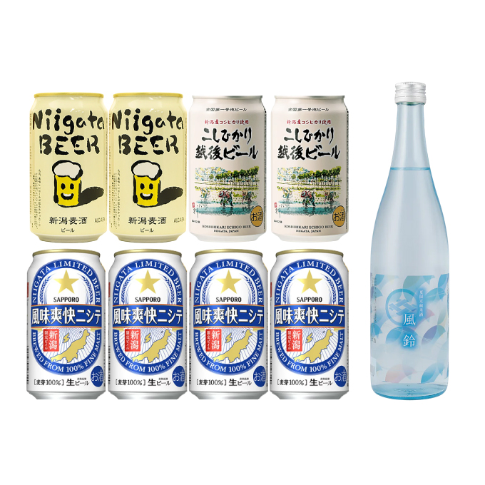 夏限定 日本酒ビールギフト2