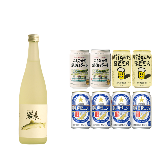 夏限定 日本酒ビールギフト