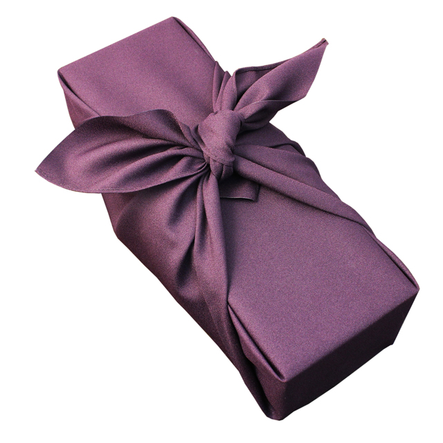 風呂敷紫